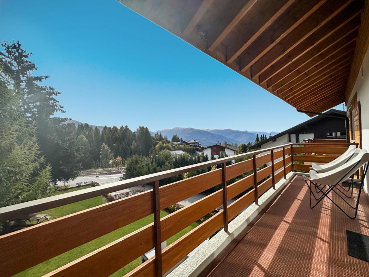 Apartament La Jacinthe De Crans Zewnętrze zdjęcie